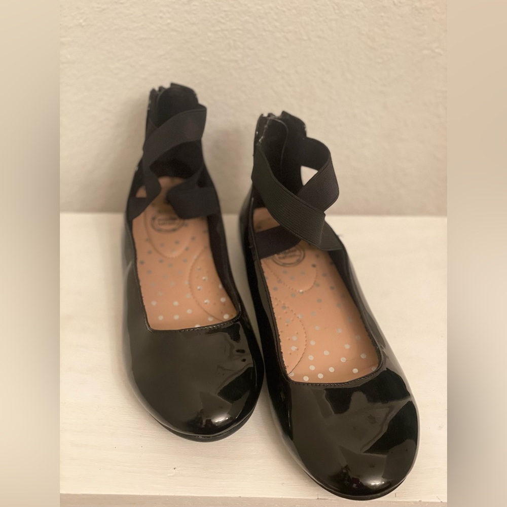 Girls Black Ballet Flats